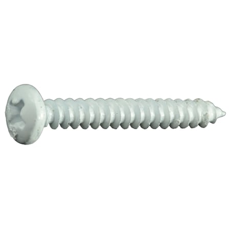 Midwest Fastener Sheet Metal Screw, #8 x 1-1/4 in, Painted Steel Pan Head Phillips Drive, 30 PK 35971
